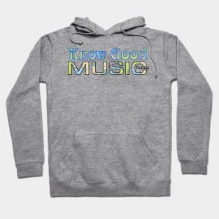 Know Good Music Psychedelic Logo Hoodie